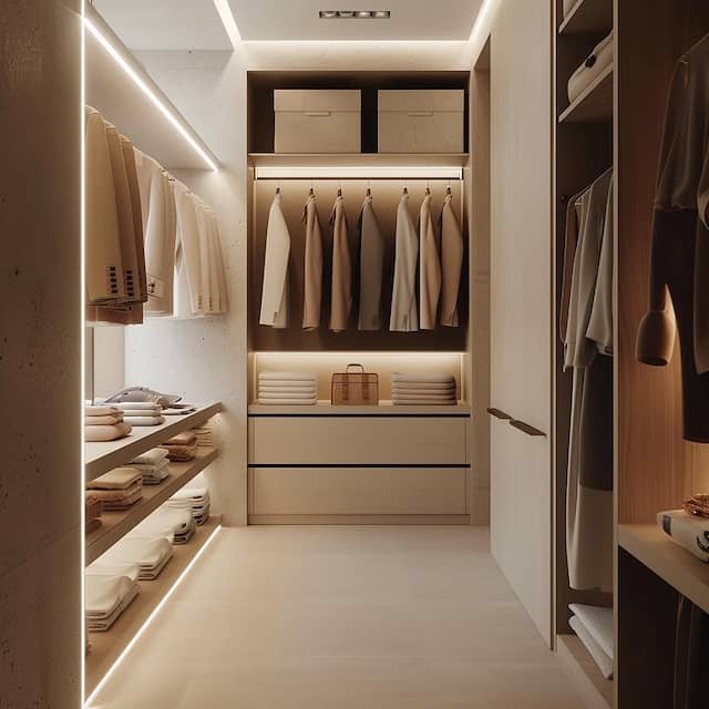 closet-with-clothes-shirts-hanging-shelf