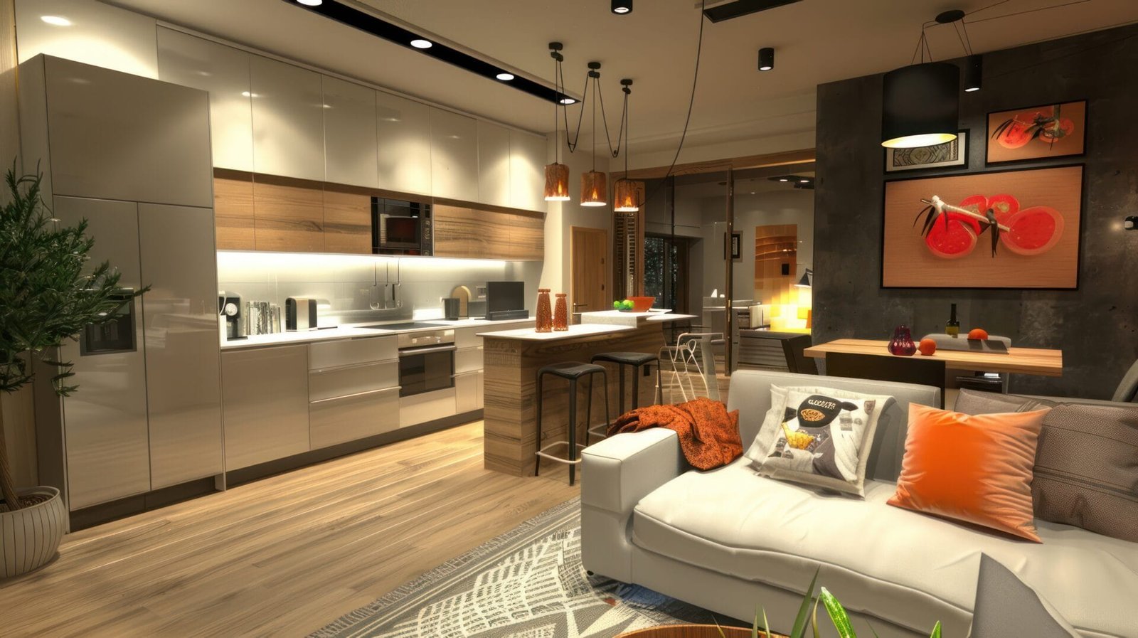 Creating a Seamless Open-Plan Kitchen