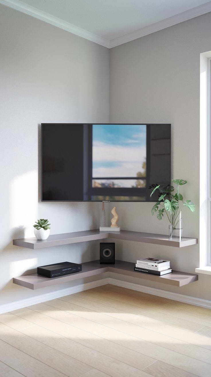 Maximize Small Spaces with Wall-Mounted TV Units