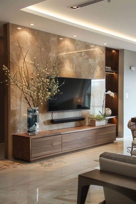 Transform Your Living Room with Stylish Custom TV Units