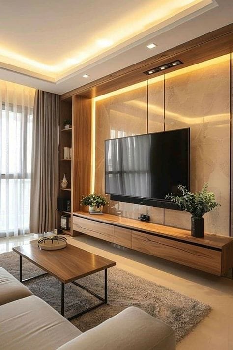 Maximize Small Spaces with Sleek Wall-Mounted TV Units